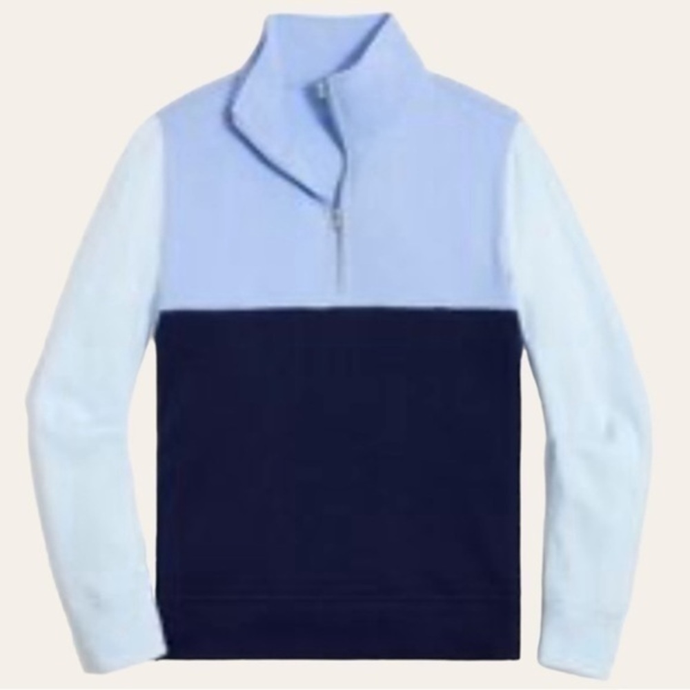 J.Crew Colorblock 1/2 Zip Sweatshirt 💕